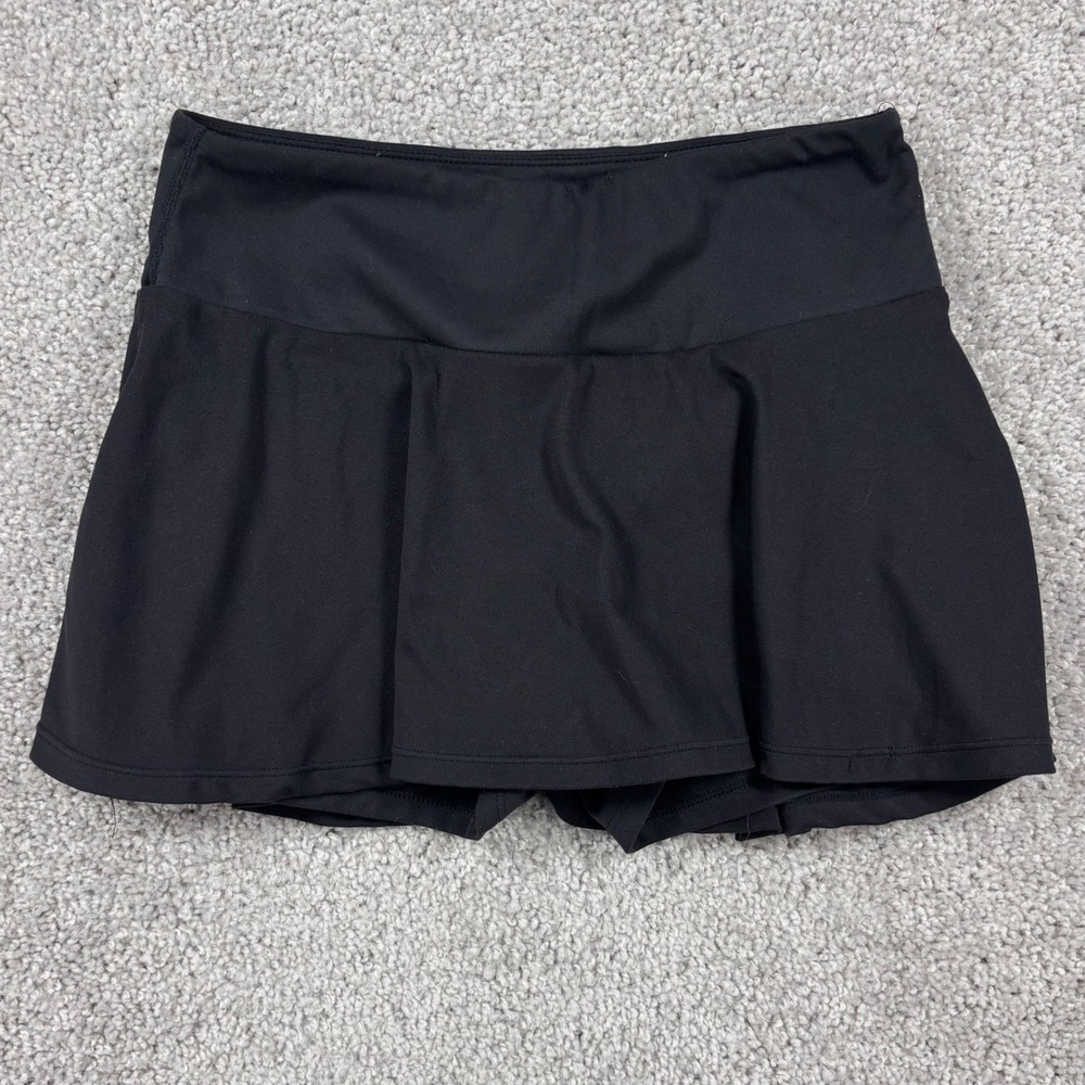 Cotton On Body Womens Black Pleated Athletic Tennis Skort Size M Activewear